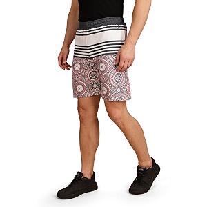 BULLMER Regular Fit Cotton Blend Summer Shorts