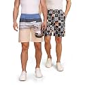 BULLMER Regular Fit Cotton Blend Summer Shorts