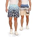BULLMER Regular Fit Cotton Blend Summer Shorts