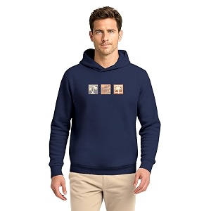 BULLMER Trendy Cotton Blend Sweatshirt for Men