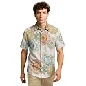 BULLMER Trendy Regular Fit Cotton Blend Printed