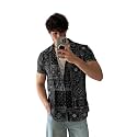BULLMER Trendy Regular Fit Printed Causal Shirt