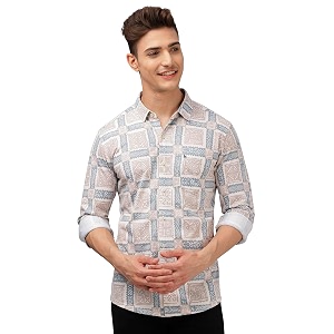 BULLMER Trendy Regular Fit Striped Causal Full
