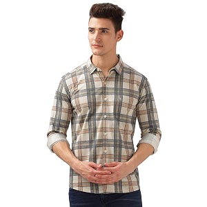 BULLMER Trendy Regular Fit Striped Causal Full