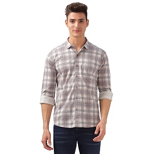BULLMER Trendy Regular Fit Striped Causal Full