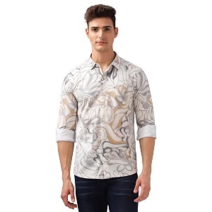 BULLMER Trendy Regular Fit Striped Causal Full