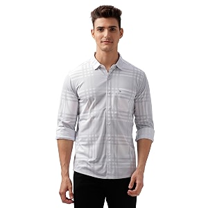 BULLMER Trendy Regular Fit Striped Causal Full