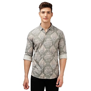 BULLMER Trendy Regular Fit Striped Causal Full