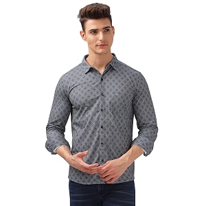 BULLMER Trendy Regular Fit Striped Causal Full