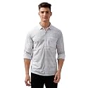 BULLMER Trendy Regular Fit Striped Causal Full
