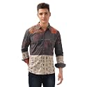 BULLMER Trendy Regular Fit Striped Causal Full