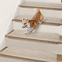 Bullnose Carpet Stair Treads for Wooden Steps Indoor 9.5" x 36"