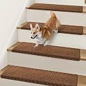 Bullnose Carpet Stair Treads for Wooden Steps Indoor 9.5" x 30"
