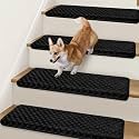 Bullnose Carpet Stair Treads for Wooden Steps Indoor 9.5" x 32"