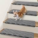 Bullnose Carpet Stair Treads for Wooden Steps Indoor 9" x 28"