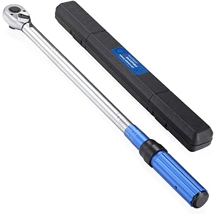 bulltools 12-inch drive click torque wrench set dual-direction adjustable 90-tooth torque wrench with buckle25-250ftlb  3375-3375nm