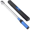 BULLTOOLS 1/2-inch Drive Click Torque Wrench Set Dual-Direction Adjustable 90-tooth Torque Wrench with Buckleï¼Ë†25-250ft.lb / 33.75-337.5Nmï¼â€°