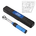 BULLTOOLS 1/4-inch Drive Dual-Direction Click Torque Wrench (20-200in.lb / 2.26-22.6Nm) 90-tooth High Accuracy Torque Wrench with Buckle