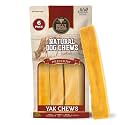 Bully Bunches Extra Large Authentic Yak Cheese Himalayan Chews for Large Dogs & Aggressive Chewers - All Natural Dog Treat Dental Chews, Made with Real Yak Milk - Lactose & Rawhide Free (6 PK)