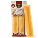 Bully Bunches Mega Authentic Yak Cheese Himalayan Chews for Giant Dogs &amp; Super Aggressive Chewers - All Natural Dog Treat Dental Chews, Made with Real Yak Milk - Lactose &amp; Rawhide Free (2 PK)