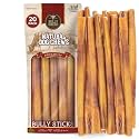 Bully Bunches Premium (12" Standard - 20 Pack) Odor-Free Bully Sticks for Small &amp; Medium Dogs - Consistently Sized, Long Lasting Chew Bones - All Natural &amp; Single Ingredient, 100% Beef Dog Treat