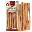 Bully Bunches Premium (12" Standard - 10 Pack) Odor-Free Bully Sticks for Medium & Large Dogs - Consistently Sized Long-Lasting, Natural, Single-Ingredient 100% Beef Chews for Oral Health, Made in USA