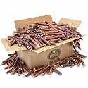 Bully Bunches Premium (6" Standard - 108 Pack) Odour-Free Bully Sticks for Small to Medium Dogs & Puppies - Long Lasting Chews for Oral Care - All Natural, Single Ingredient Beef Dog Treat, No Rawhide