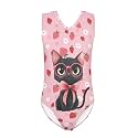 Bulopur Girls' One-Piece Swimwear Age 3-14 Years Teens Little Kids Polyester Swimsuits Sleeveless Bathing Suit