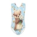 Bulopur Girls' One-Piece Swimwear Age 3-14 Years Teens Little Kids Polyester Swimsuits Sleeveless Bathing Suit