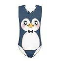 Bulopur Girls' One-Piece Swimwear Age 3-14 Years Teens Little Kids Polyester Swimsuits Sleeveless Bathing Suit