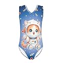 Bulopur Girls' One-Piece Swimwear Age 3-14 Years Teens Little Kids Polyester Swimsuits Sleeveless Bathing Suit