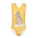 Bulopur Girls' One-Piece Swimwear Age 3-14 Years Teens Little Kids Polyester Swimsuits Sleeveless Bathing Suit