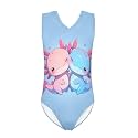 Bulopur Girls' One-Piece Swimwear Age 3-14 Years Teens Little Kids Polyester Swimsuits Sleeveless Bathing Suit