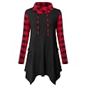 Bulotus Womens Sweaters 2025 Winter Cowl Neck Long Asymmetrical Tunic Sweaters for Leggings Holiday Vacation Tops