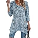 Bulotus Womens Sweaters 2025 Winter Cowl Neck Long Asymmetrical Tunic Sweaters for Leggings Holiday Vacation Tops