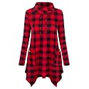 Bulotus Womens Sweaters 2025 Winter Cowl Neck Long Asymmetrical Tunic Sweaters for Leggings Holiday Vacation Tops
