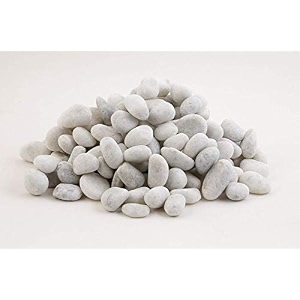 100kg unpolished crystal white marble pebbles for garden decor landscape and decorative pebbles stones 75-125 mm white 100kg snow 100 ll jumbo big size
