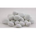 20 kg Crystal White Pebbles for Garden, Landscape and Decorative Pebbles Stones, 20 kg (20 Kg, 75-125 mm, Crystal White)