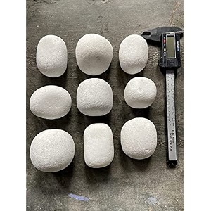 5 kg crystal white pebbles for garden landscape and decorative pebbles stones 5 kg 5 kg 60-75 mm crystal white snow 5kg mm med big