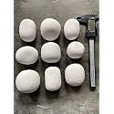 5 kg Crystal White Pebbles for Garden, Landscape and Decorative Pebbles Stones, 5 kg (5 Kg, 60-75 mm, Crystal White) Snow (5kg, MM MED Big)