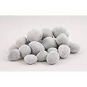 Crystal White Marble Pebbles for Garden &amp; Home D?cor Pebbles for Balcony Landscaping and Garden Stones 10kg (25-50 mm, Crystal White)