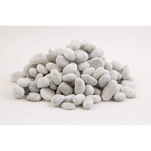 crystal white pebbles for garden decor and plants pots landscaping and garden stonespebbles 10 kg 20-30 mm crystal white