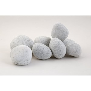 crystal white pebbles for garden amp home dcoraquariumvase fillerstable landscaping and garden stones 20kg 50-75 mm crystal white