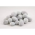 Crystal White Pebbles for Garden & Home D?cor|Aquarium|Vase fillers|Table Landscaping and Garden Stones 100kg (50-75 mm, Crystal White) Snow (100, M)