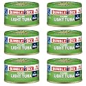 Bumble Bee Snackers - Chunk Light Tuna, 3 oz Easy Open Can - 16g Protein per Serving - Wild Caught Skipjack Chunk Light Tuna Pack - Ready to Eat (Pack of 6)