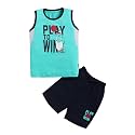 Bumchums Boys Sleeveless Round Neck T-Shirt and