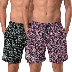 Bumchums Men Mercerised Printed Knee Length Cotton