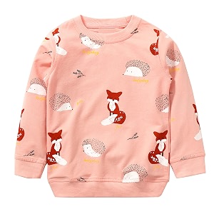 Bumeex Girls Cotton Crewneck Cute Sweatshirts The