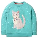 Bumeex Girls Cotton Crewneck Cute Sweatshirts The
