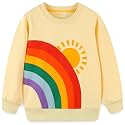 Bumeex Girls Cotton Crewneck Cute Sweatshirts The
